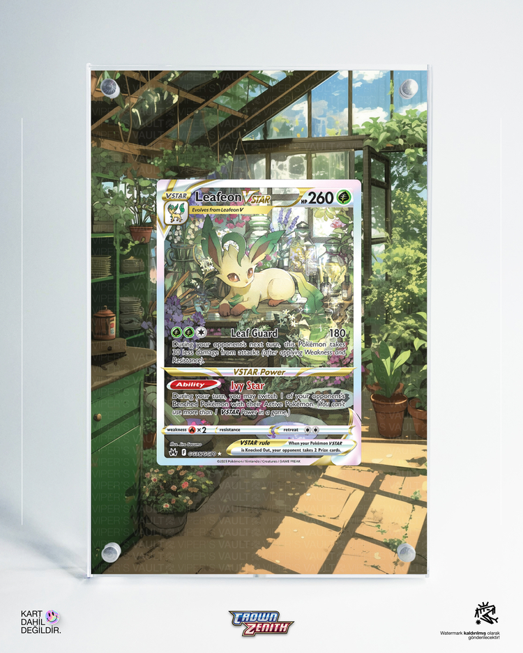 Leafeon - Crown Zenith - Extended Art Display