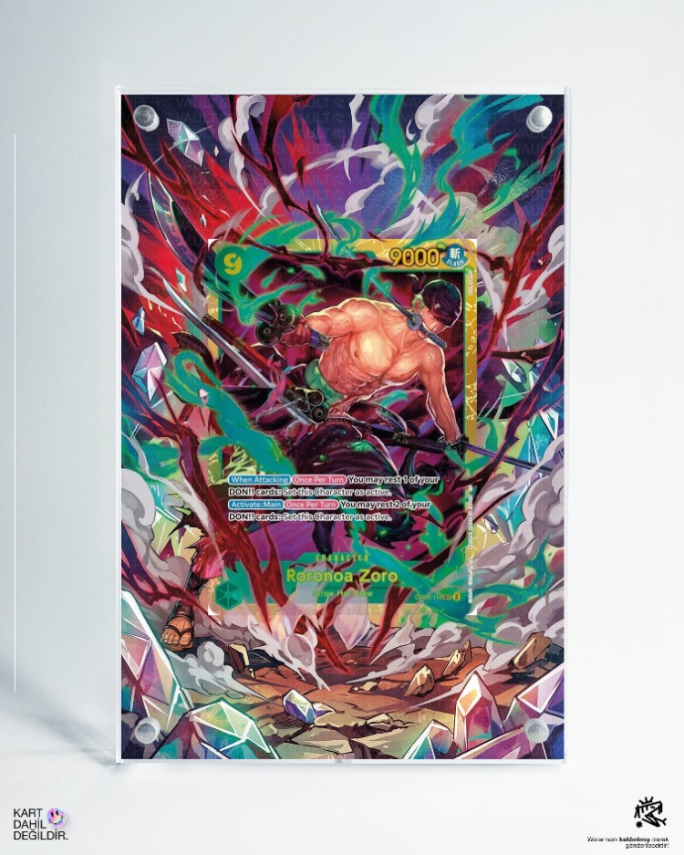 Roronoa Zoro OP06-118 - Extended Art Display