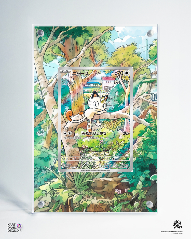 Meowth #192/SV-P - Extended Art Display