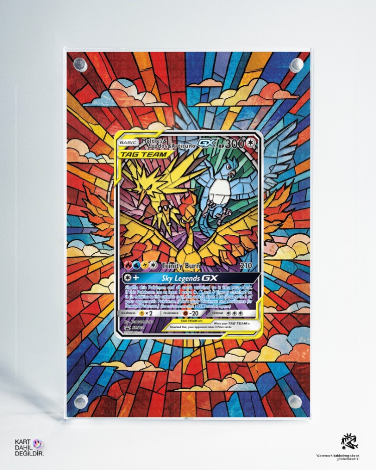 Moltres&Zapdos&Articuno SM210 - Extended Art Display