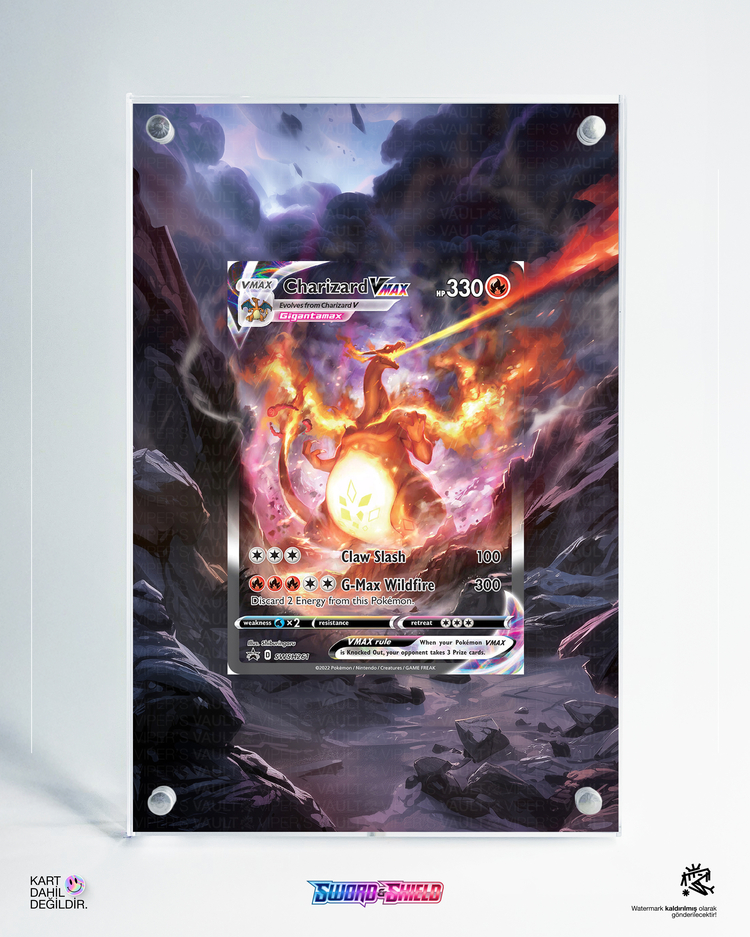Charizard VMAX SWSH Promo - Extended Art Display