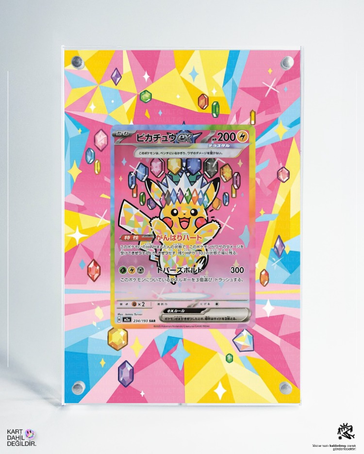 Pikachu ex - MEGA Dream ex - Extended Art Display