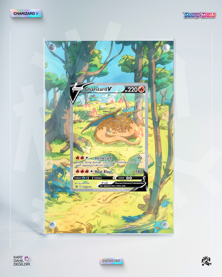 Charizard V SWSH Promo – Extended Art Display