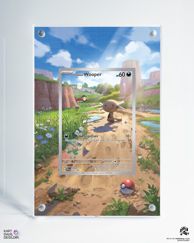Paldean Wooper - Phantasmal Flames - Extended Art Display