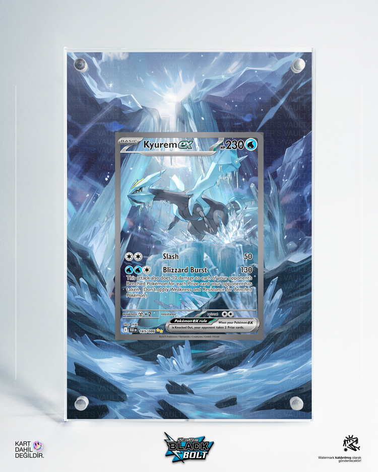 Kyurem ex - Black Bolt - Extended Art Display