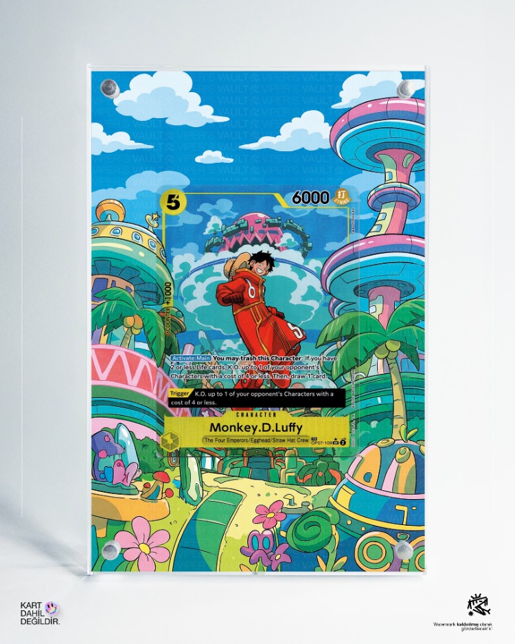 Monkey D Luffy OP07-109 - Extended Art Display