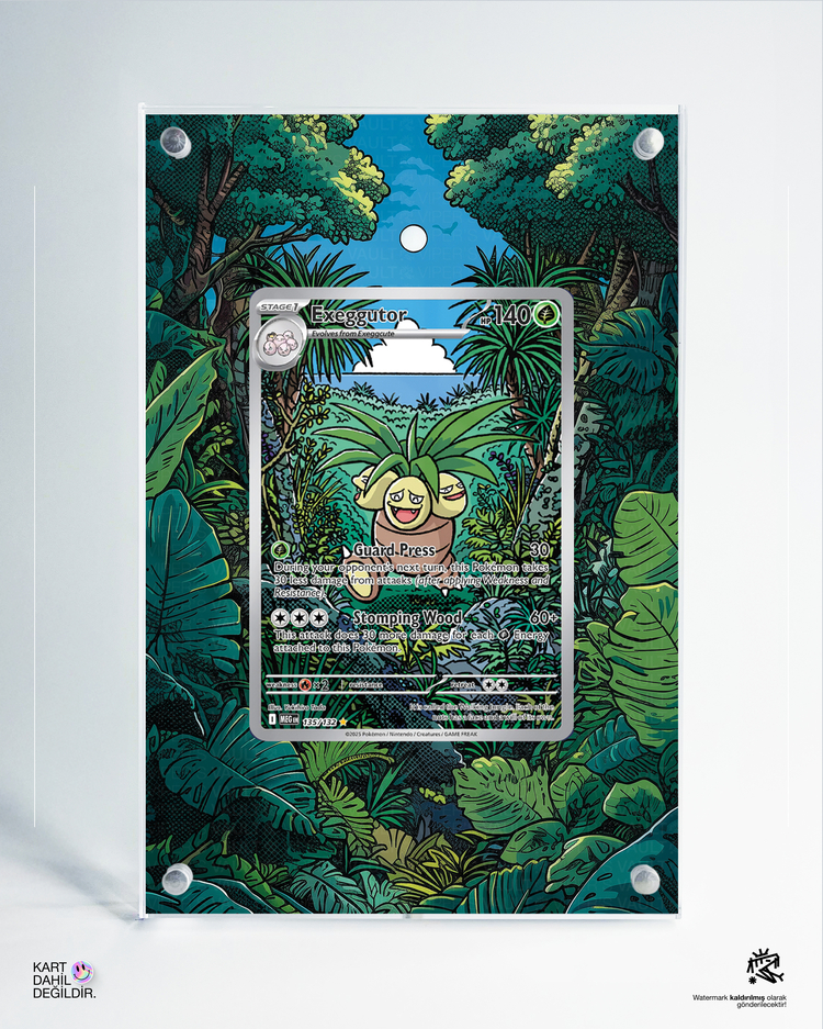 Exeggutor - Mega Evolution - Extended Art Display