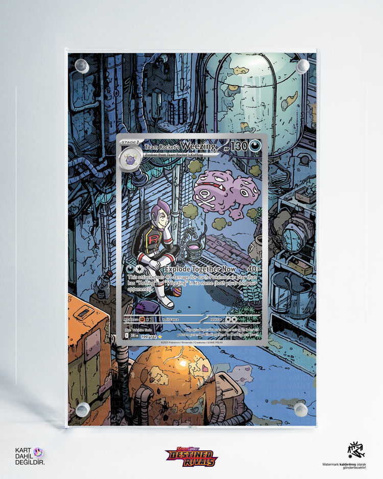Weezing- Destined Rivals - Extended Art Display