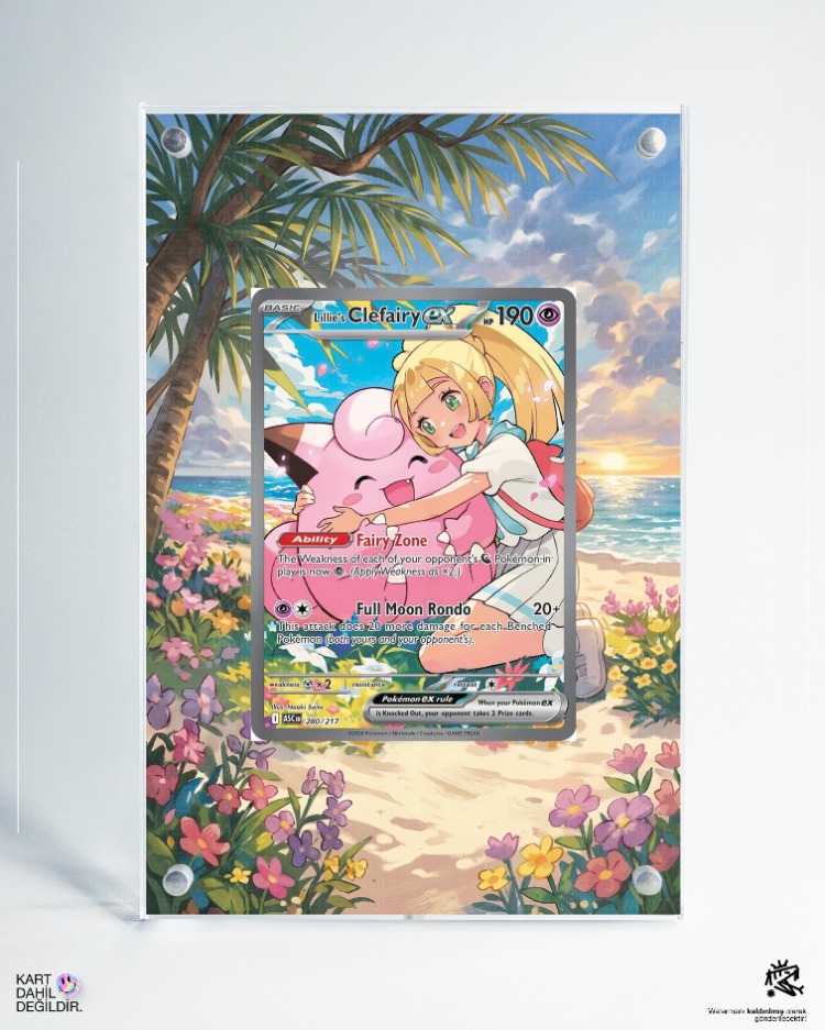 Lillie's Clefairy - Ascended Heroes - Extended Art Display