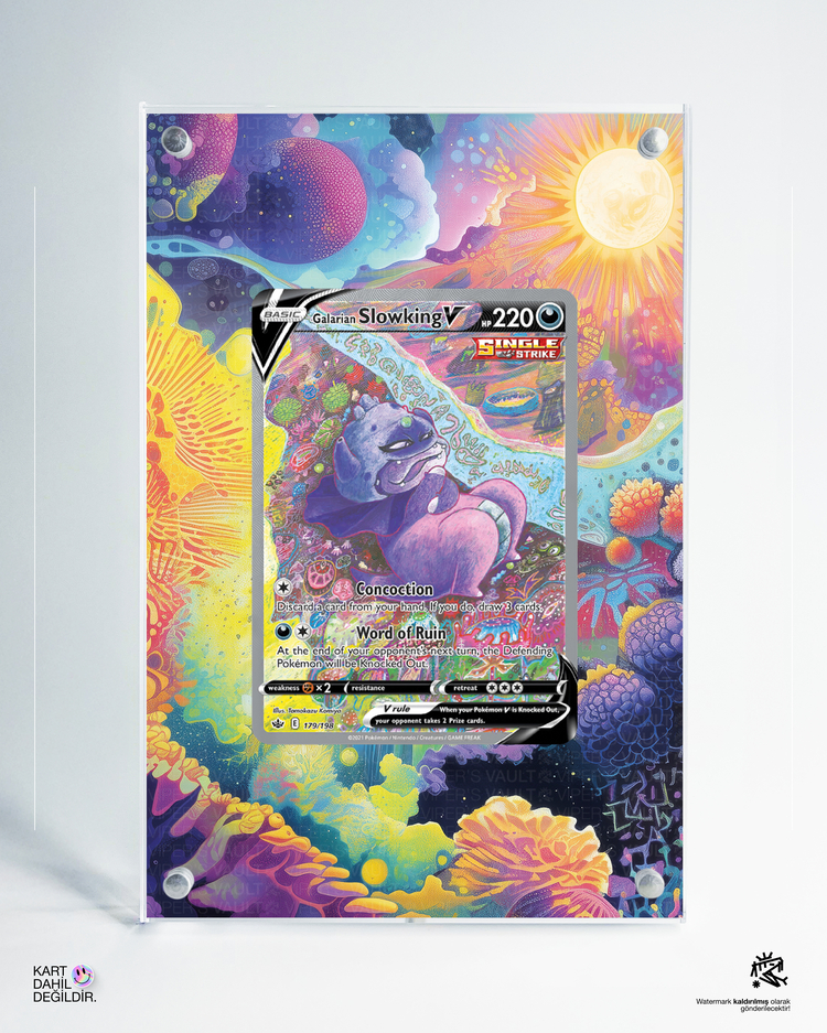 Galarian Slowking V - Extended Art Display