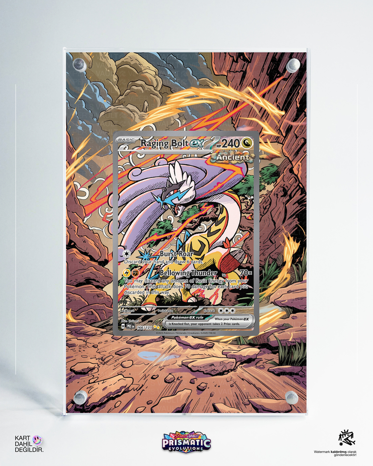Raging Bolt ex Prismatic Evolutions - Extended Art Display