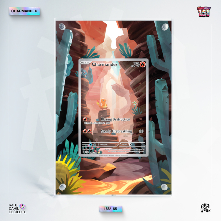 Charmander 151 - Extended Art Display
