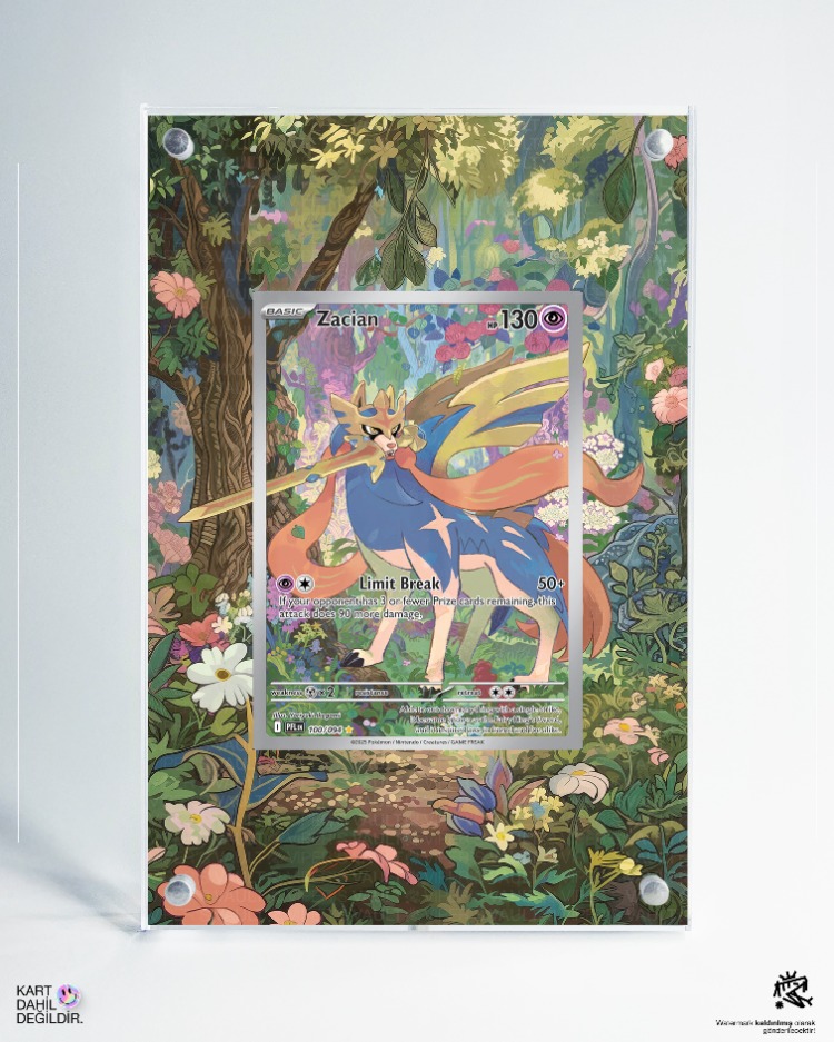 Zacian - Phantasmal Flames - Extended Art Display