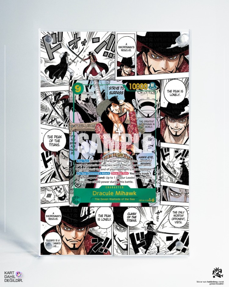 Dracula Mihawk - OP14-119 - Extended Art Display