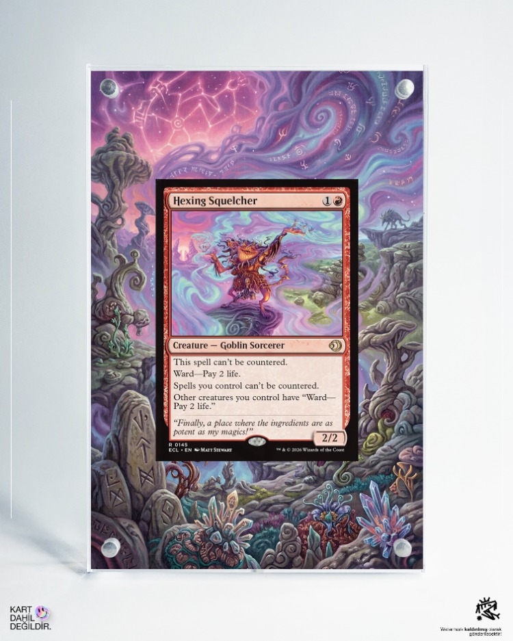 Hexing Squelcher - MTG - Extended Art Display