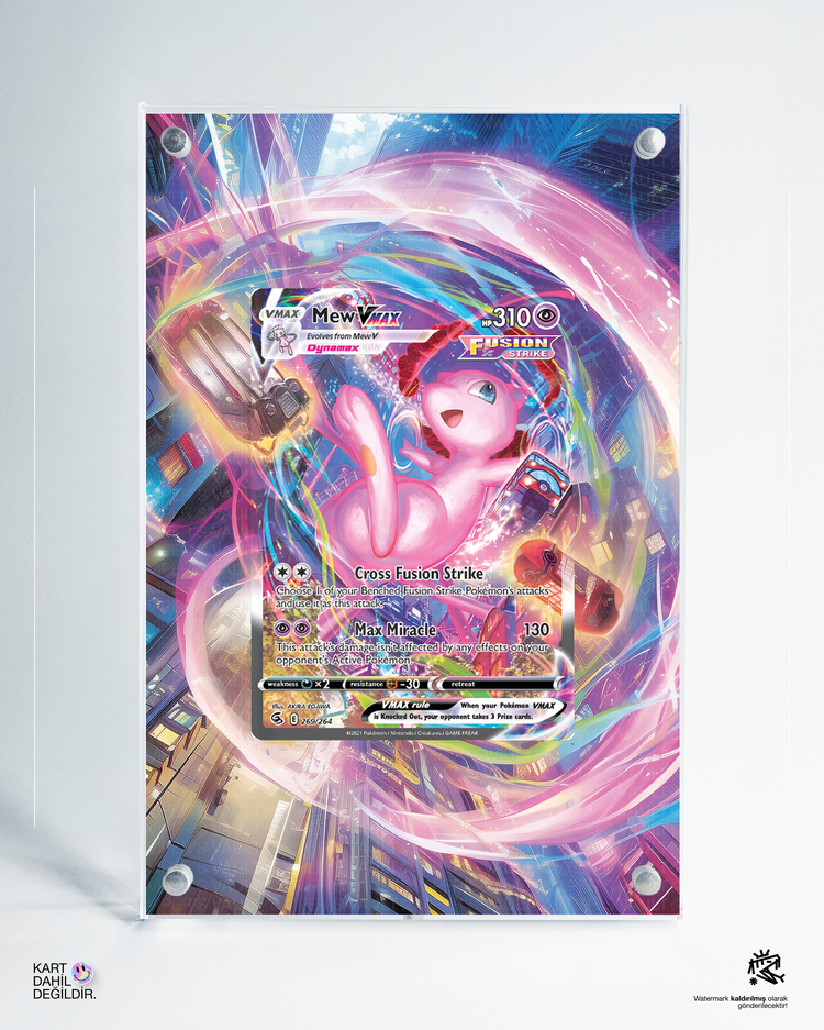 Mew VMAX - Fusion Strike - Extended Art Display