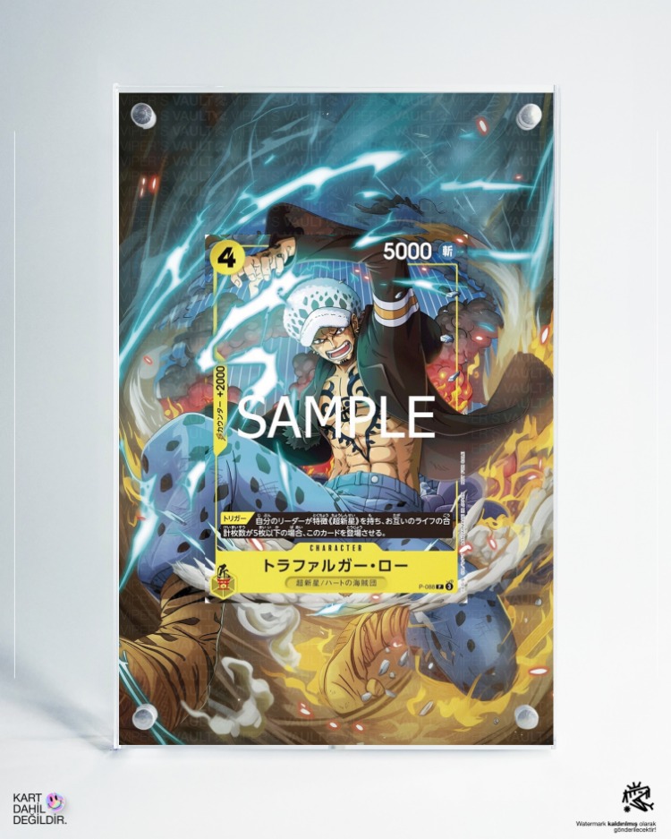 Trafalgar Law (Promotional Cards P-088) - Extended Art Display