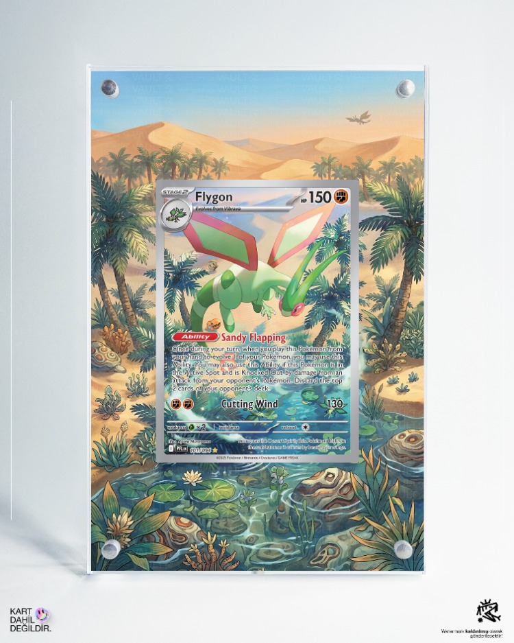 Flygon - Phantasmal Flames - Extended Art Display