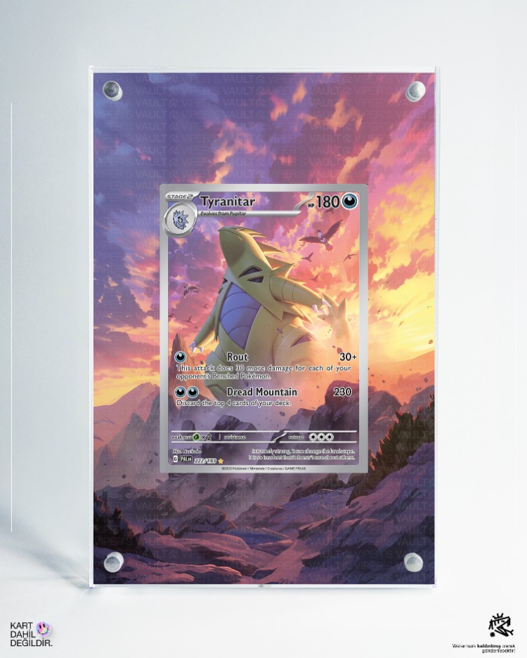 Tyranitar - Paldea Evolved - Extended Art Display