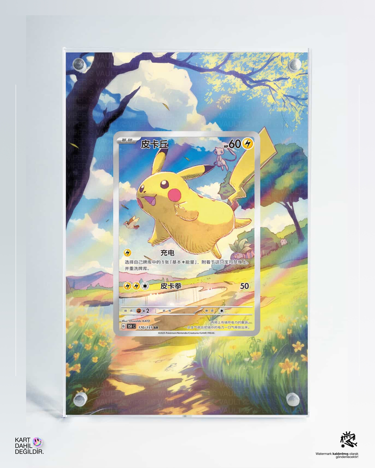 Pikachu Chinese Exclusive 2 - Extended Art Display ​​​​​​​