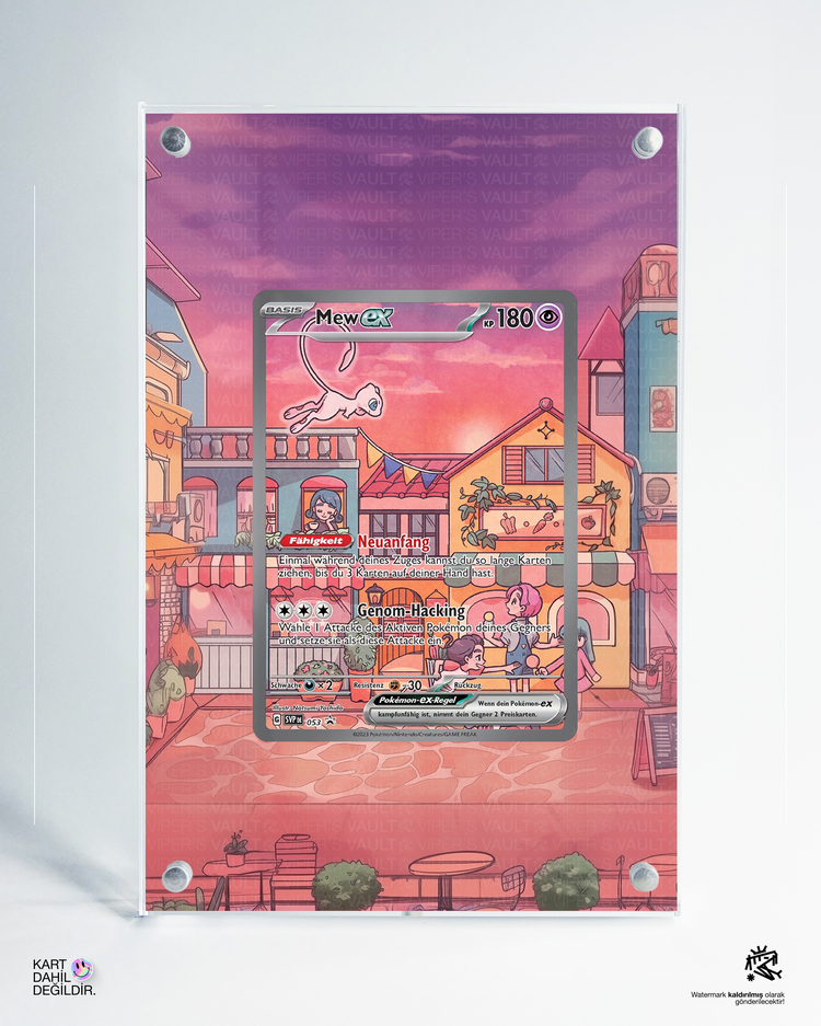 Mew ex - Black Star Promo - Extended Art Display