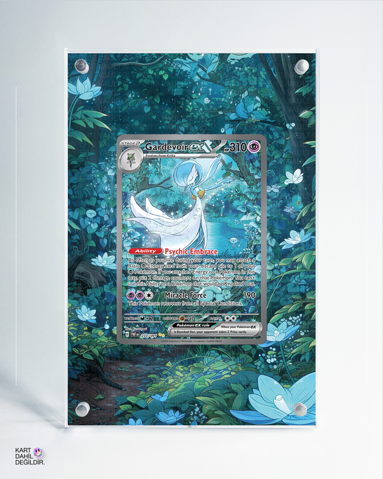Gardevoir ex - Paldean Fates - Extended Art Display