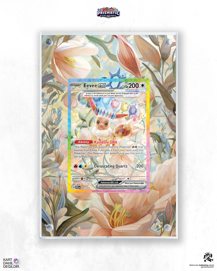 Eevee ex Prismatic Evolutions - Extended Art Display