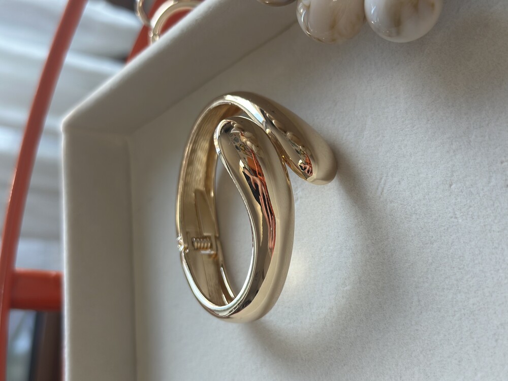 GOLD YILAN KELEPÇE BİLEKLİK