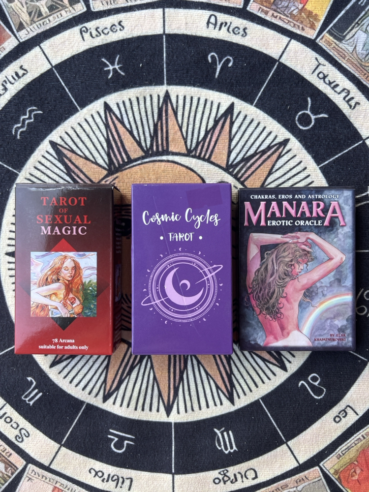 Cosmic Cycles • Manara • Tarot of Sexual Magic | 3’lü Tarot Koleksiyonu