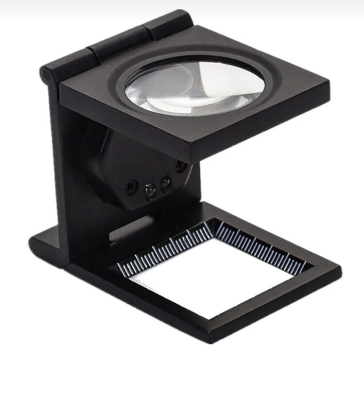 Led Işıklı Katlanır Lüp Mercek 10X