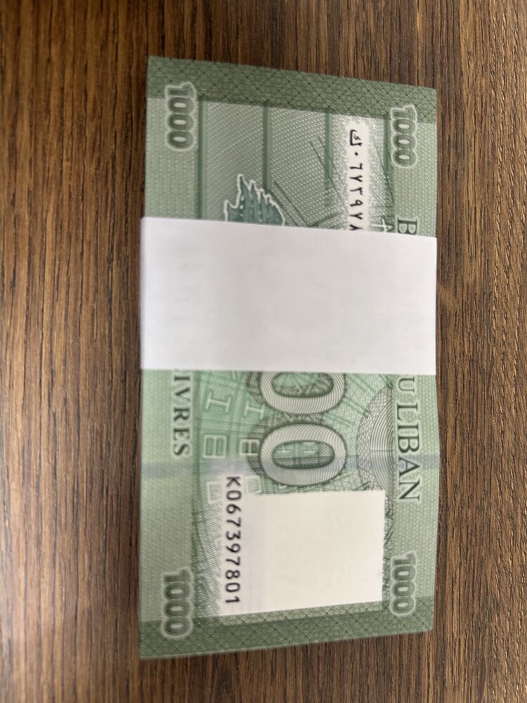 Lübnan 1000 Livre Deste Para