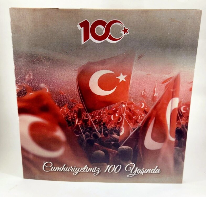 2023 Türkiye Cumhuriyeti 100.Yıl Tedavül Hatıra Seti Çil