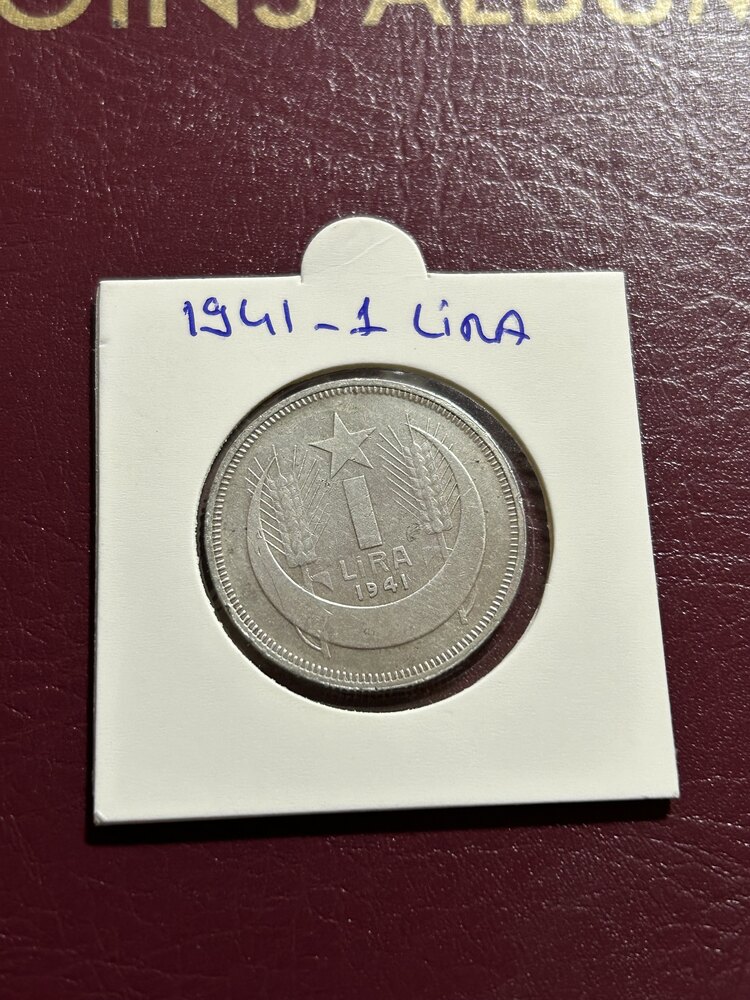 1941 Gümüş İnönü 1 Lira