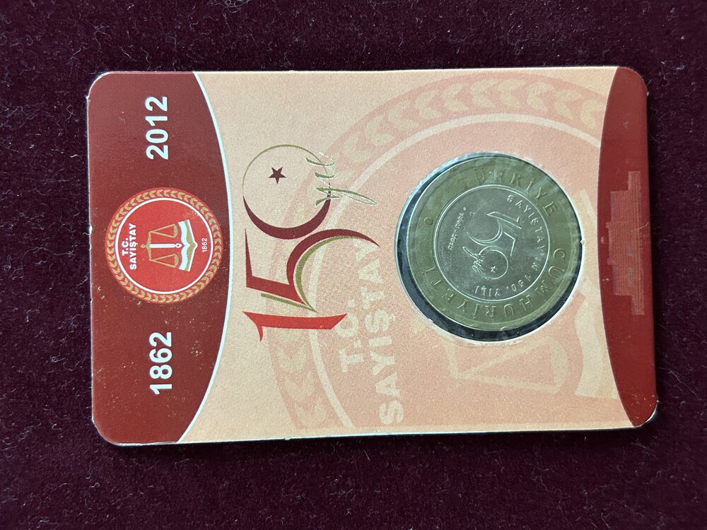 Özel Kapamasında Sayıştay’ın 150.Yılı Hatıra Para