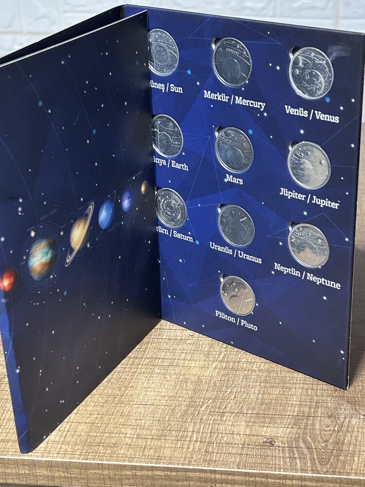 Güneş Sistemi Hatıra Para Seti