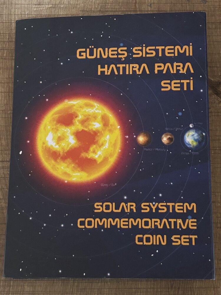 Güneş Sistemi Hatıra Para Seti
