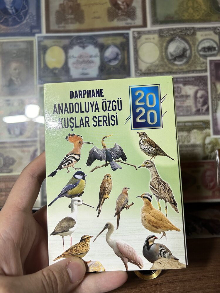 Darphane Anadoluya Özgü Kuşlar Hatıra Para Seti