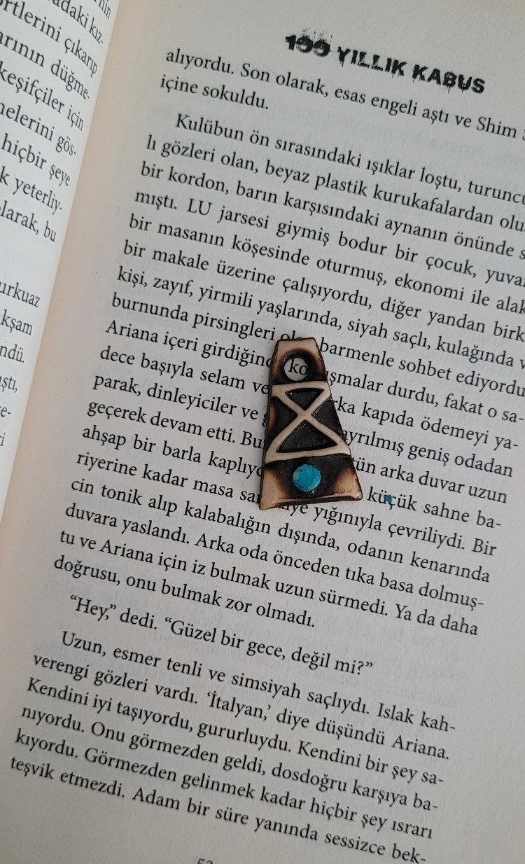 Ahşap Görünümlü Vintage Kolye Ucu