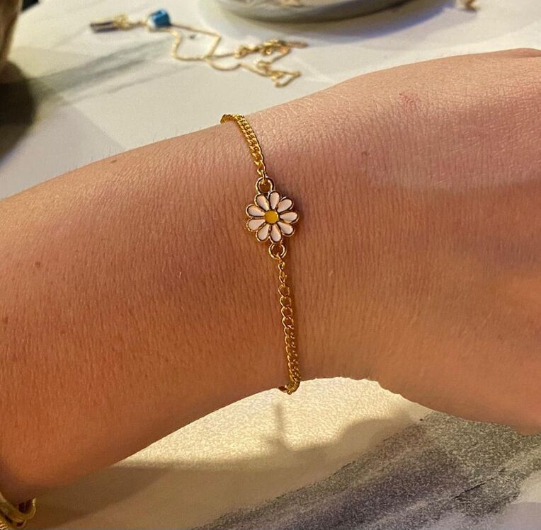 Papatya Gold Bileklik