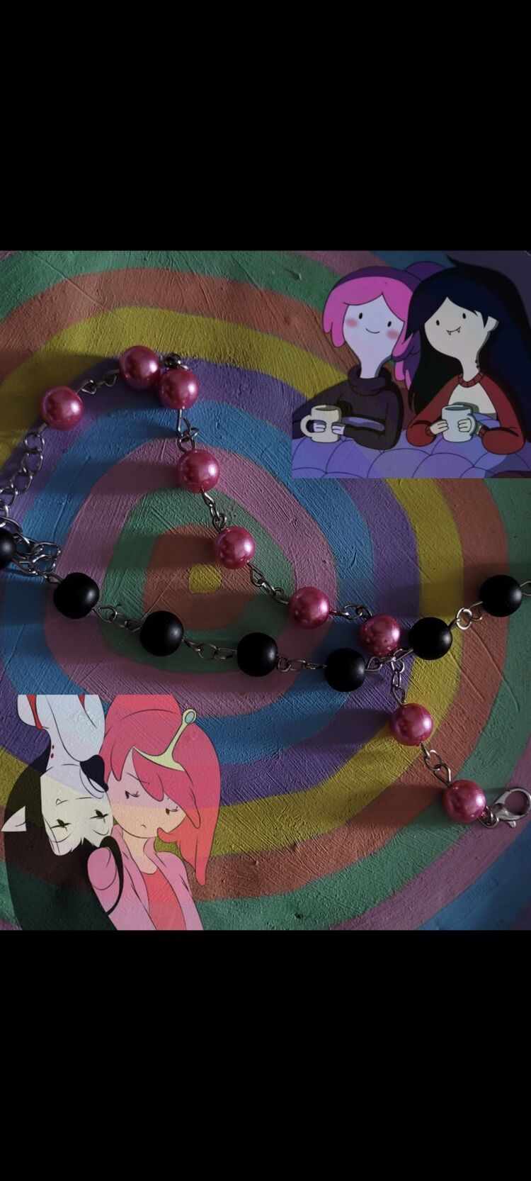 Marceline and Bubblegum Couple Bileklik