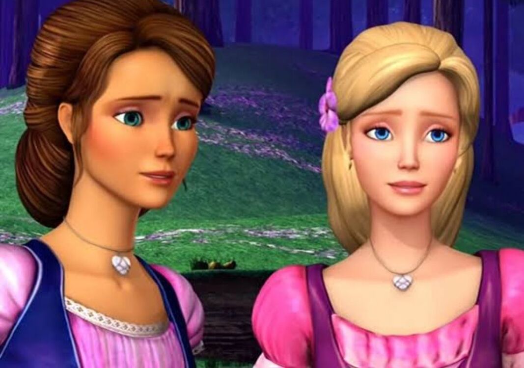 Barbie Diamond Castle Arkadaşlık Kolyesi (2 adet)