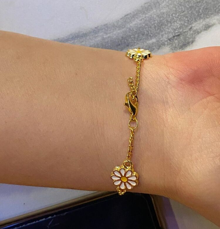 Papatya Gold Bileklik