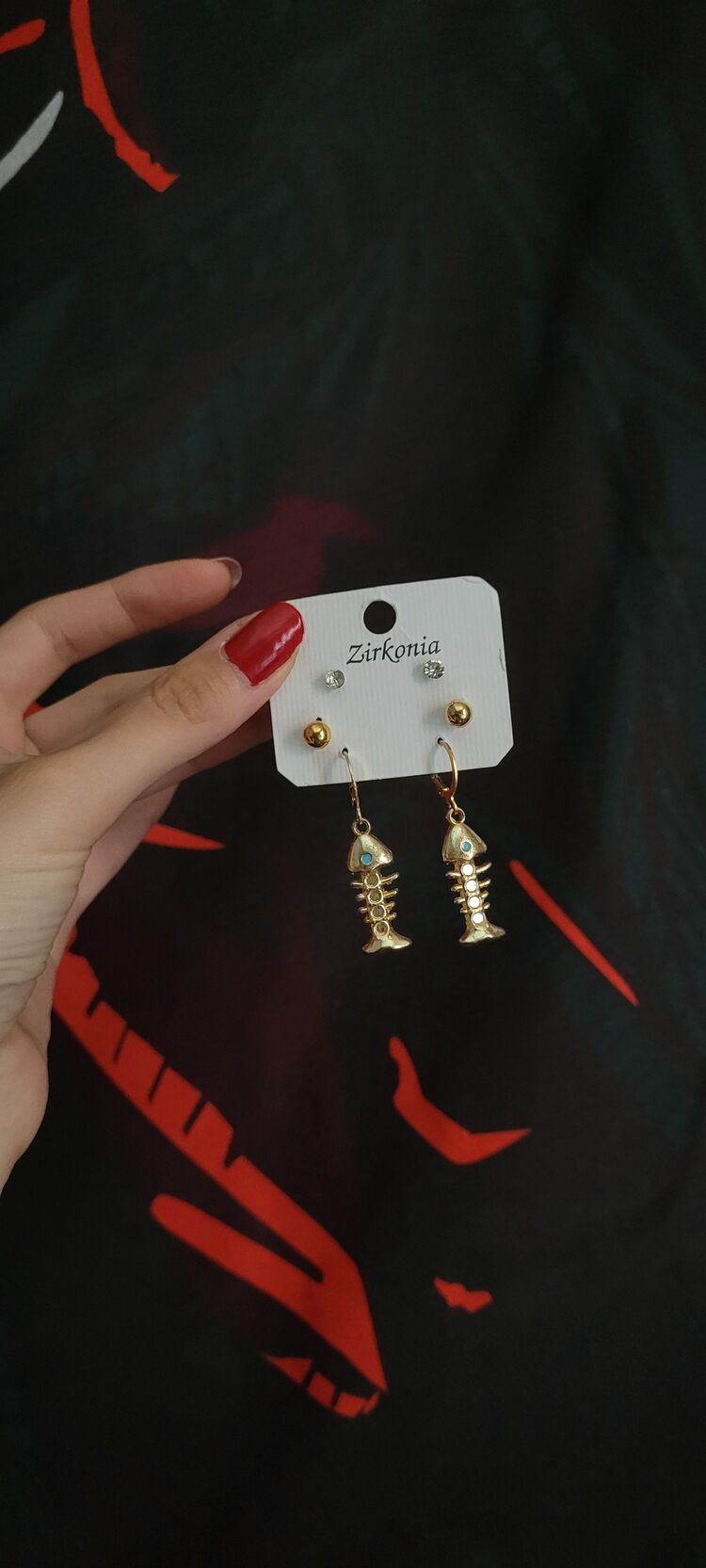 Şans Balığı Küpe Seti