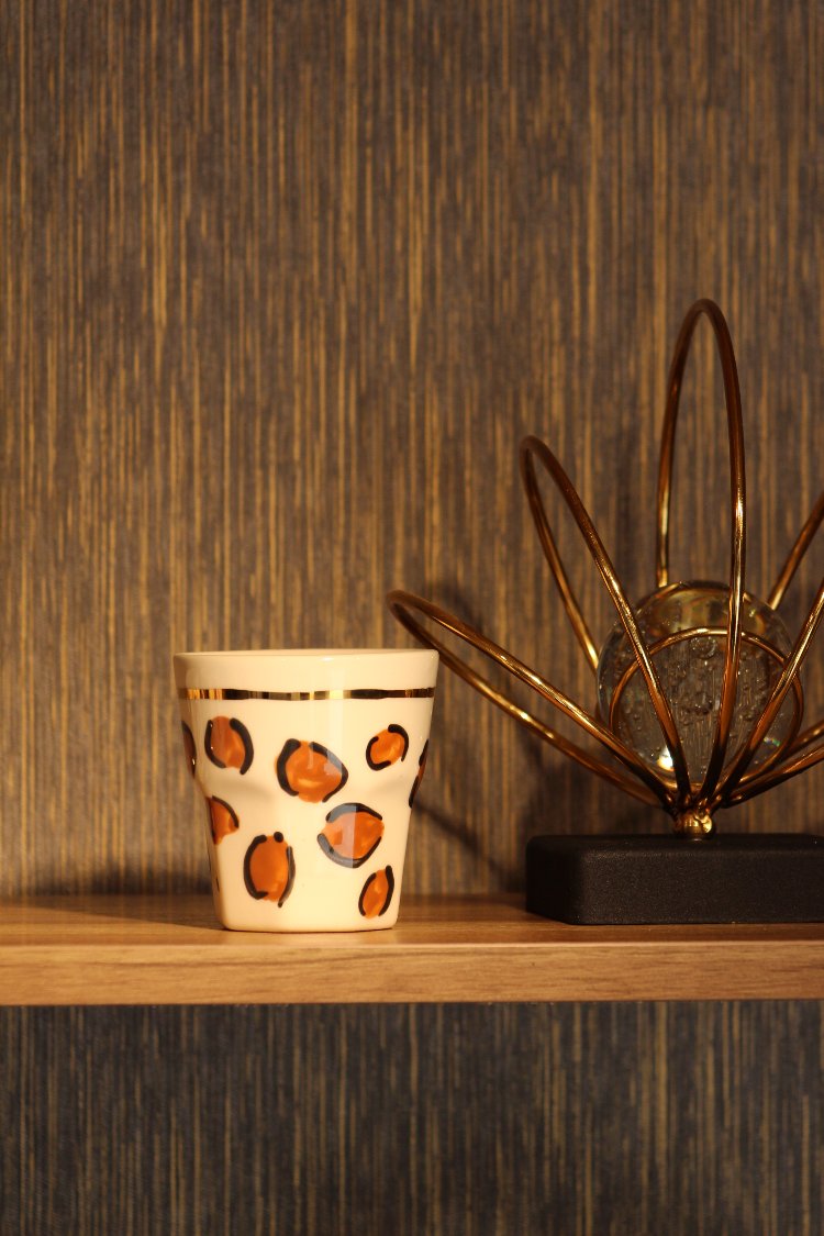 Voi ADA Ceramics Leopar Detaylı Espresso Bardak