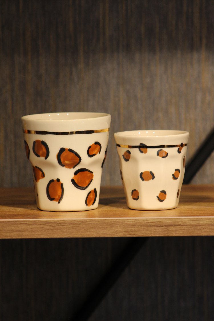 Voi ADA Ceramics Leopar Detaylı Espresso Bardak
