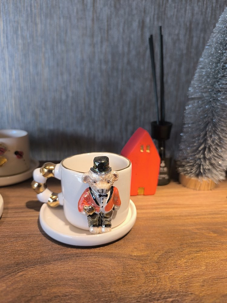 Voi ADA Ceramics Teddy Kırmızı siyah No: 1
