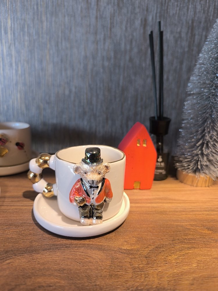 Voi ADA Ceramics Teddy Kırmızı siyah No: 1