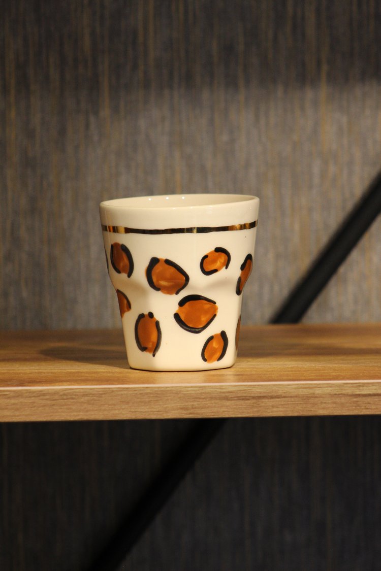 Voi ADA Ceramics Leopar Detaylı Espresso Bardak