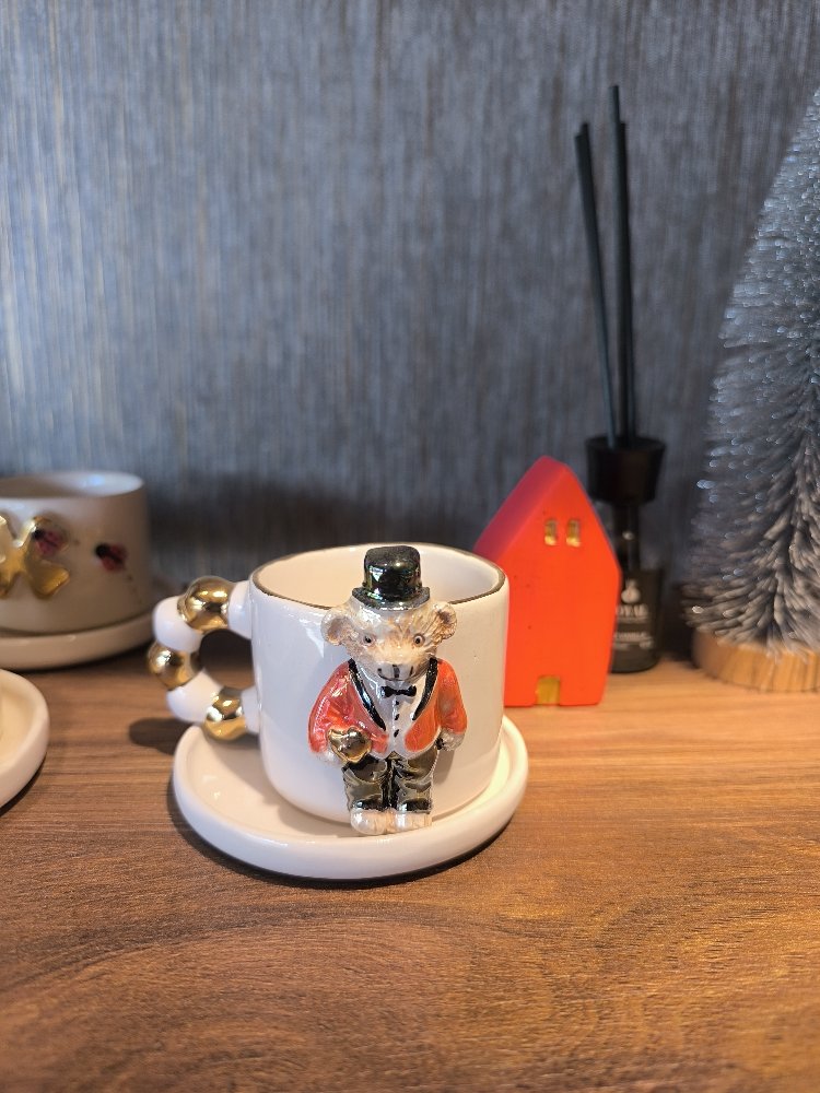 Voi ADA Ceramics Teddy Kırmızı siyah No: 1