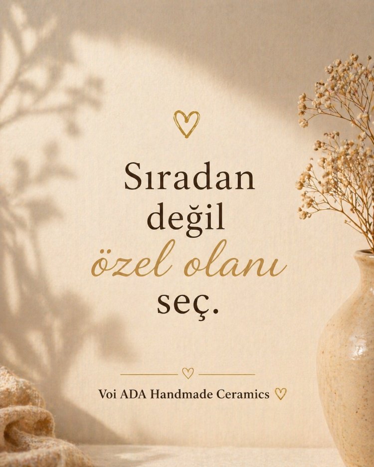 Voi ADA Ceramics Leopar Dokunuşlu Fiyonk Modelli Fincan